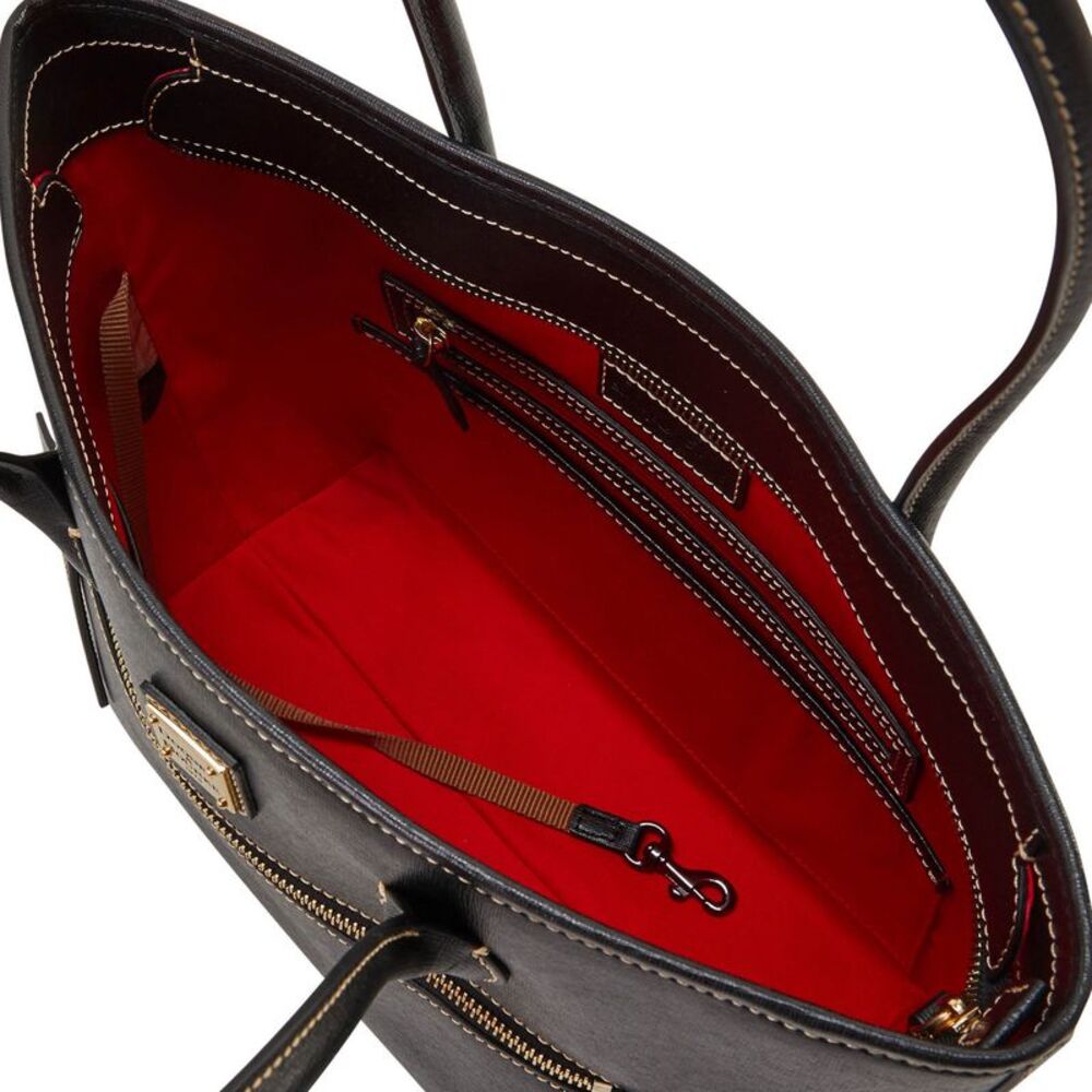 Dooney & Bourke Saffiano Tote - Black - Picture 3 of 4
